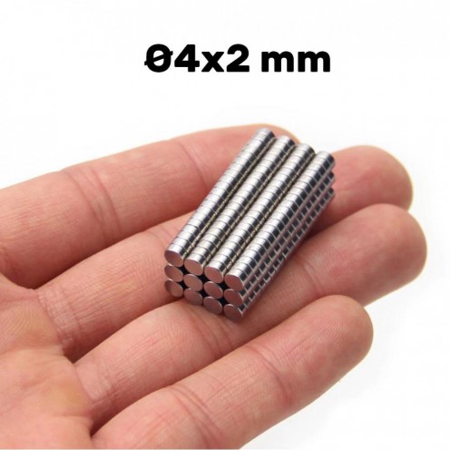 Super Strong Neodymium Magnet – Ø4x2 mm Super Strong Neodymium Magnet – Ø4x2 mm