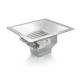 Easy Cleanable Grid Magnet For Wheat Mill 500x500 mm Inlet 200x200 mm Outlet Easy Cleanable Grid Magnet For Wheat Mill