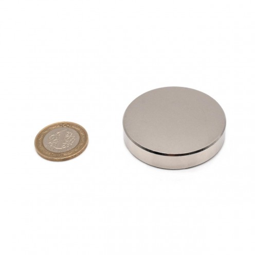 Ø50x10 mm Neodyum Mıknatıs - 100 kg + Ø50x10 mm Neodyum Mıknatıs - 100 kg +