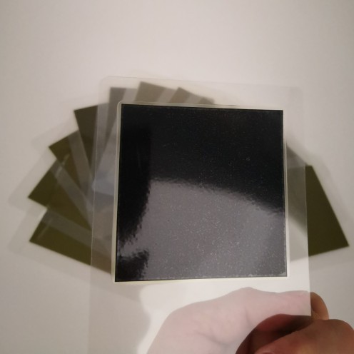 50x50 mm Manyetik Film - Mıknatıs Röntgeni - Manyetik Alan Görünteleme