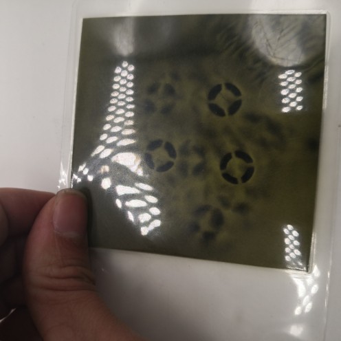 50x50 mm Manyetik Film - Mıknatıs Röntgeni - Manyetik Alan Görünteleme