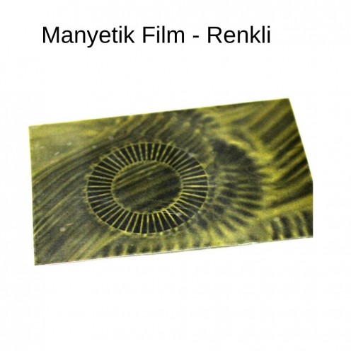 50x50 mm Manyetik Film - Mıknatıs Röntgeni - Manyetik Alan Görünteleme