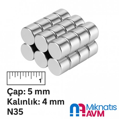 5x4 mm Neodymium Magnet 5x4 mm Neodymium Magnet