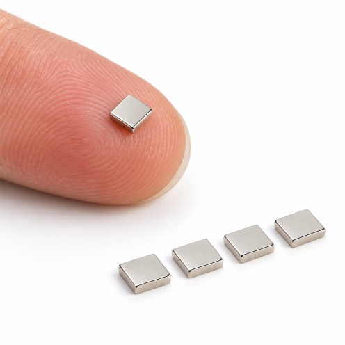 5x5x1 mm Kare Neodyum Mıknatıs N38 (En 5 mm, Boy 5 mm, Kalınlık 1 mm) - Mini İnce Mıknatıs | Mıknatıs AVM