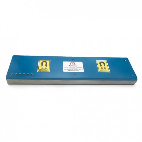 600x150x43 mm Ferrit Sac Ayırıcı Mıknatıs – Endüstriyel Manyetik Metal Separatör
