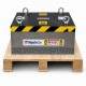 600x500x200 mm Suspended Ferrite Plate Magnet - Conveyor Belt Magnet