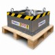 600x500x200 mm Suspended Ferrite Plate Magnet - Conveyor Belt Magnet