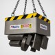 600x500x200 mm Suspended Ferrite Plate Magnet - Conveyor Belt Magnet