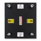 600x500x200 mm Suspended Ferrite Plate Magnet - Conveyor Belt Magnet