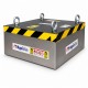 600x500x200 mm Suspended Ferrite Plate Magnet - Conveyor Belt Magnet