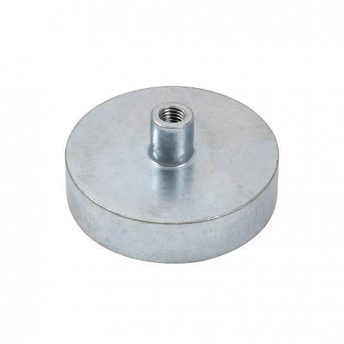 Ø60x15 mm M8x15 İçten Dişli Ferrit Pot Mıknatıs