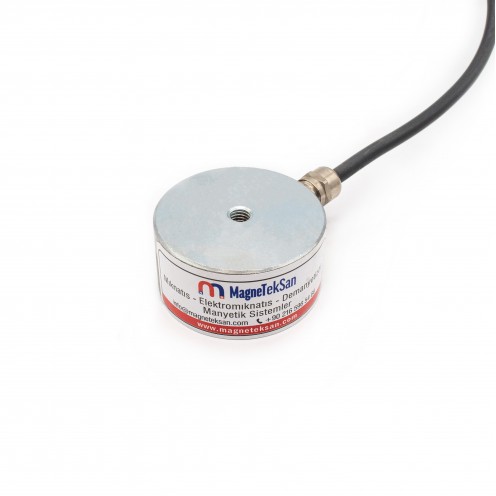 Ø63x30 mm electromagnet with 45 kg pulling force