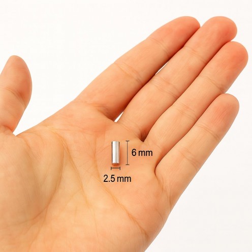 Ø6x2,5 mm N35 Neodyum Silindirik Mıknatıs