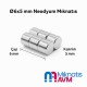 6x5 mm Neodyum Mıknatıs (Çap 6 mm, Kalınlık 5 mm)