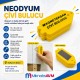 72x30x30 mm Neodyum Çivi ve Profil Bulucu Alçıpan Mıknatısı - N35 Yüksek Çekim Gücü