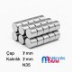 Super Strong Neodymium Magnet – Ø7x7 mm