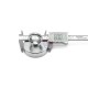 Ø80 mm Fishing Magnet - Rescue Magnet with Hook - Neodymium Marine Magnet - Ring Magnet - Carabiner - 25 Meter 6mm Phosphorescent Rope Set 
