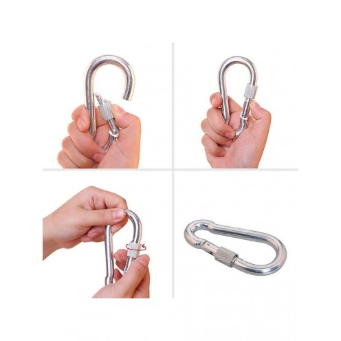 Ø80 mm Fishing Magnet - Rescue Magnet with Hook - Neodymium Marine Magnet - Ring Magnet - Carabiner - 25 Meter 6mm Phosphorescent Rope Set 