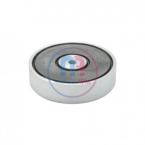 Ø80 mm M10 Dişi Bağlantılı Ferrit Pot Mıknatıs