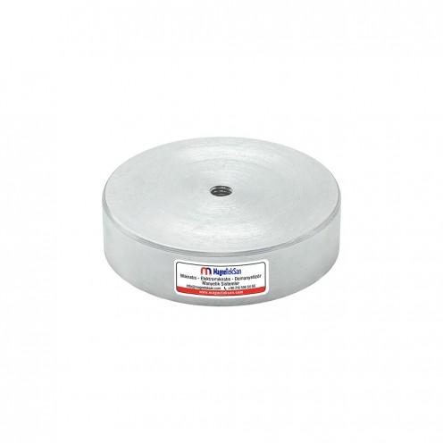 Ø80 mm M8 Dişi Bağlantılı Ferrit Pot Mıknatıs