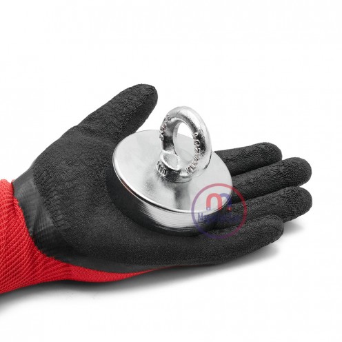 Ø80 mm Mapalı Pot Mıknatıs - 175 kg Çekim Gücü