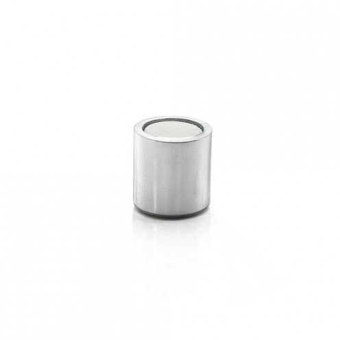 Ø8x8 mm Cylindrical Female Threaded Neodymium Pot Magnet – M3x5, N35 Grade