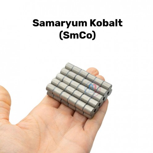Ø8x8 mm SmCo Magnet (Çap:8 mm, Kalınlık:8 mm) Ø8x8 mm SmCo Magnet (Çap:8 mm, Kalınlık:8 mm)