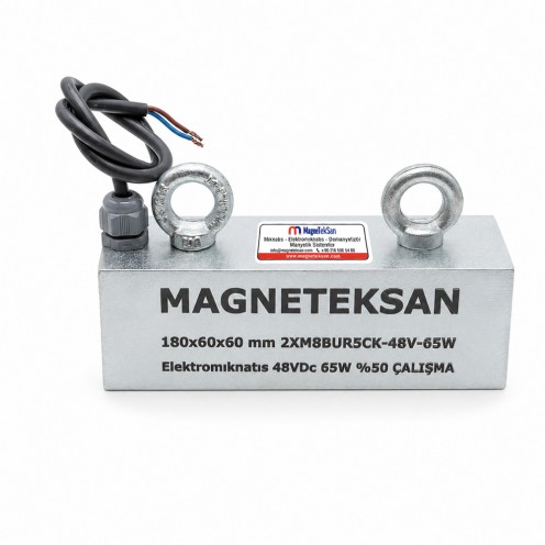 Çelik Malzeme Taşımak İçin 180x60x60 mm Elektromıknatıs