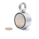 Çift Taraflı (Double Sided) Pot Mıknatıs Ø70 mm Fishing Magnet - 360° Çekim Gücü - 150-200 kg - Deniz Mıknatısı