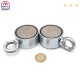 Çift Taraflı (Double Sided) Pot Mıknatıs Ø70 mm Fishing Magnet - 360° Çekim Gücü - 150-200 kg - Deniz Mıknatısı