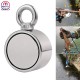 Çift Taraflı (Double Sided) Pot Mıknatıs Ø70 mm Fishing Magnet - 360° Çekim Gücü - 150-200 kg - Deniz Mıknatısı