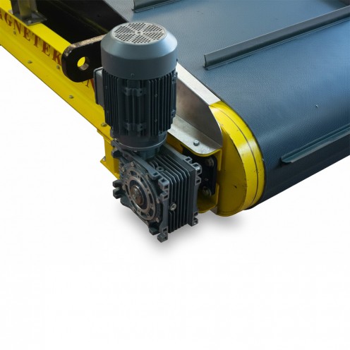 Çimento Fabrikaları İçin 1200 mm Bant Üzeri Otomatik Temizlemeli Manyetik Separatör - Y35 Ferrit Mıknatıs – 35 cm Askı