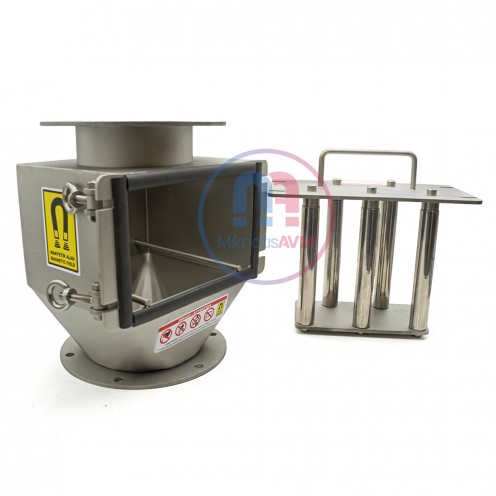 DN100 mm Ø25x5 Neodyum Çekmeceli Kovan Mıknatıs