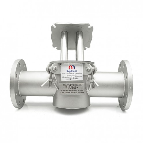 DN100 Inlet/Outlet Magnetic Filter – High-Efficiency Metal Separator for Oil Production Lines