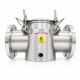 DN100 Magnetic Filter - 6 Bar - Food Safe - Stainless - 10,000 Gauss Power