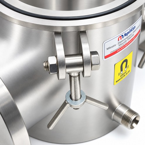 DN100 Magnetic Filter - 6 Bar - Food Safe - Stainless - 10,000 Gauss Power