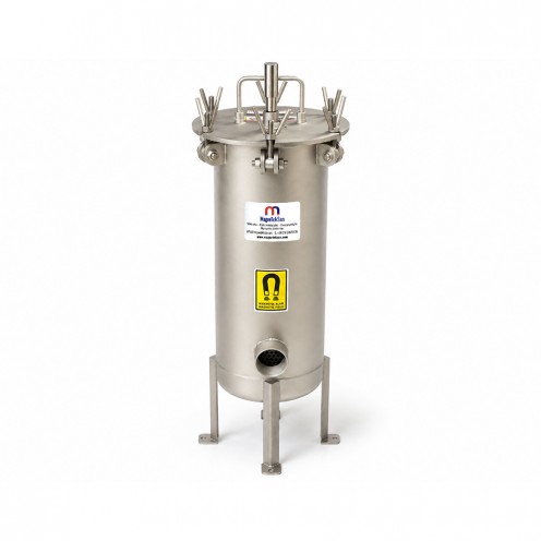 DN50 Basınçlı Sıvı Hatları İçin Neodyum Manyetik Filtre - Kolay Temizlenebilir Ø25x290 mm Neodyum Çubuk Mıknatıslı