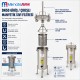 DN50 Basınçlı Sıvı Hatları İçin Neodyum Manyetik Filtre - Kolay Temizlenebilir Ø25x290 mm Neodyum Çubuk Mıknatıslı