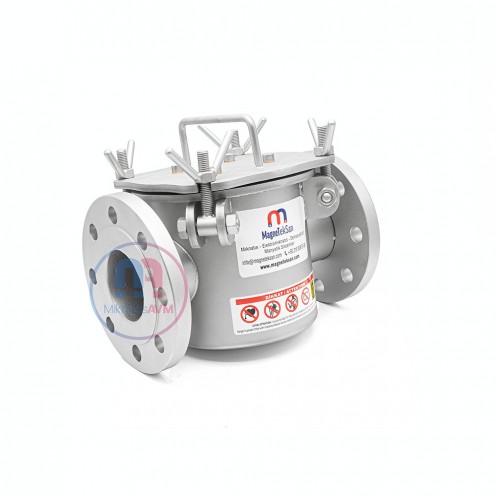 DN65 Ø25x190 mm Neodymium Magnetic Filter – High-Power Inline Ferrous Particle Separator DN65 Ø25x190 mm Neodymium Magnetic Filter – High-Power Inline Ferrous Particle Separator