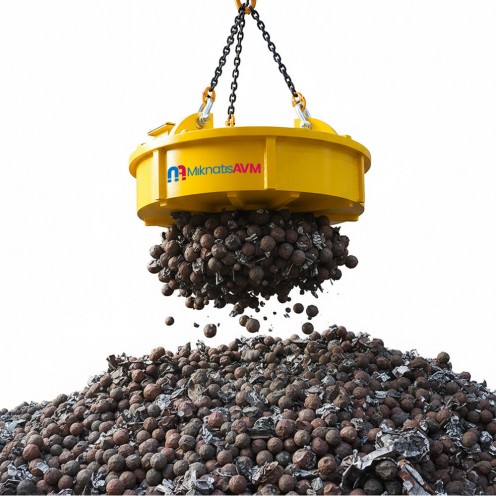 Endüstriyel Sfero Döküm Hurda Taşıma İçin Güçlü Ø1350 mm Elektromıknatıs