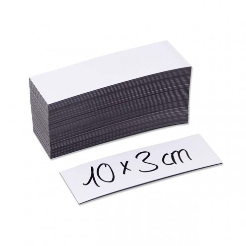 Şerit Mıknatıs - Etiketlik - 3x10cm - 50 Adet Şerit Mıknatıs - Etiketlik - 3x10cm - 50 Adet