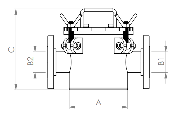 Hygienic Magnet Filter Dimensions